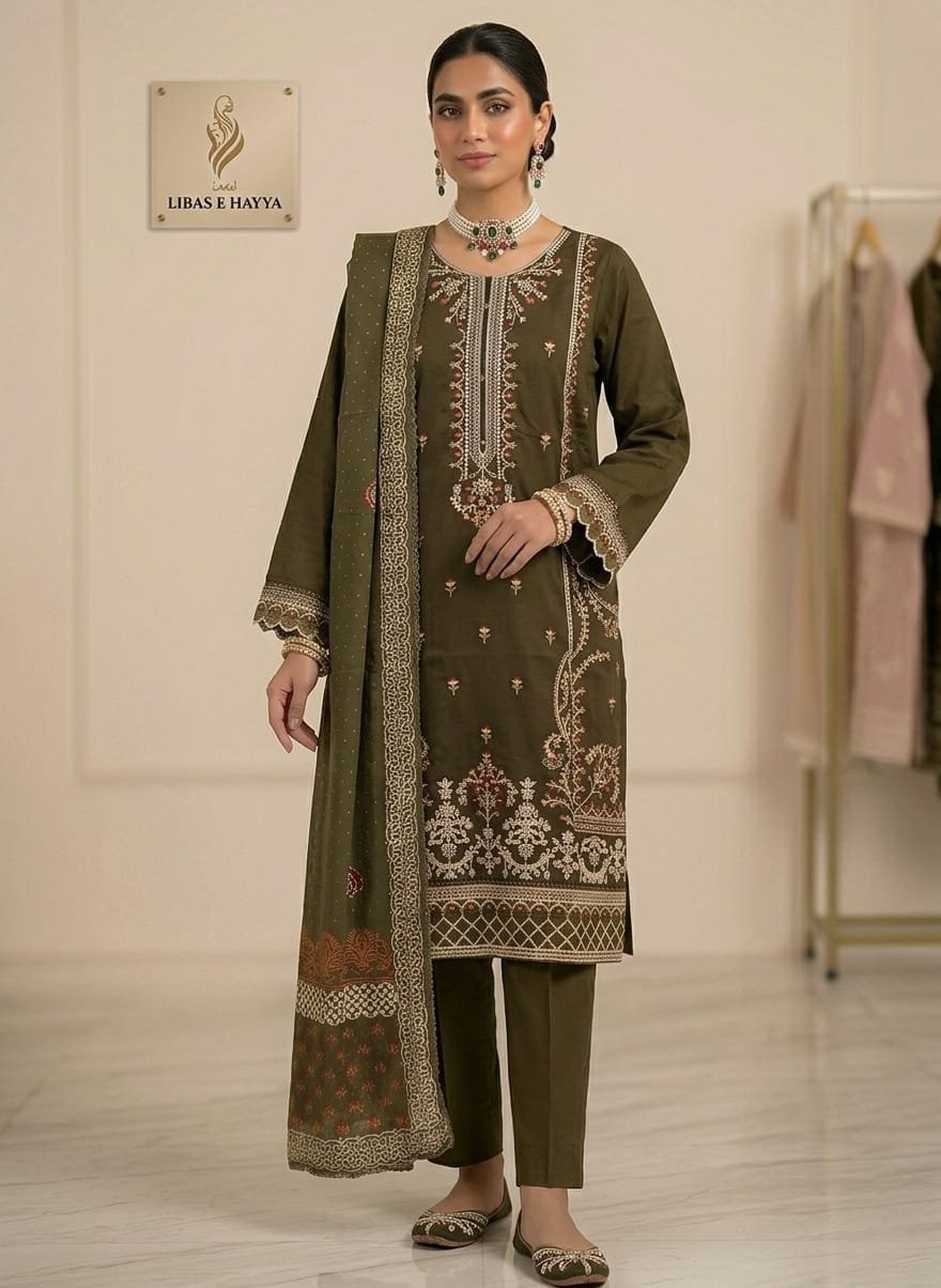 Modern Luxury Ethnic Wear With Dupatta