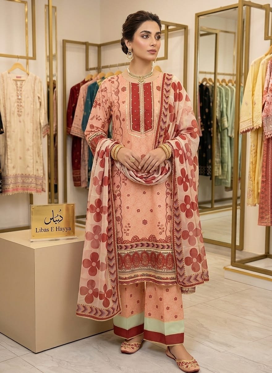 Sophisticated Embroidered Lawn Suit Collection