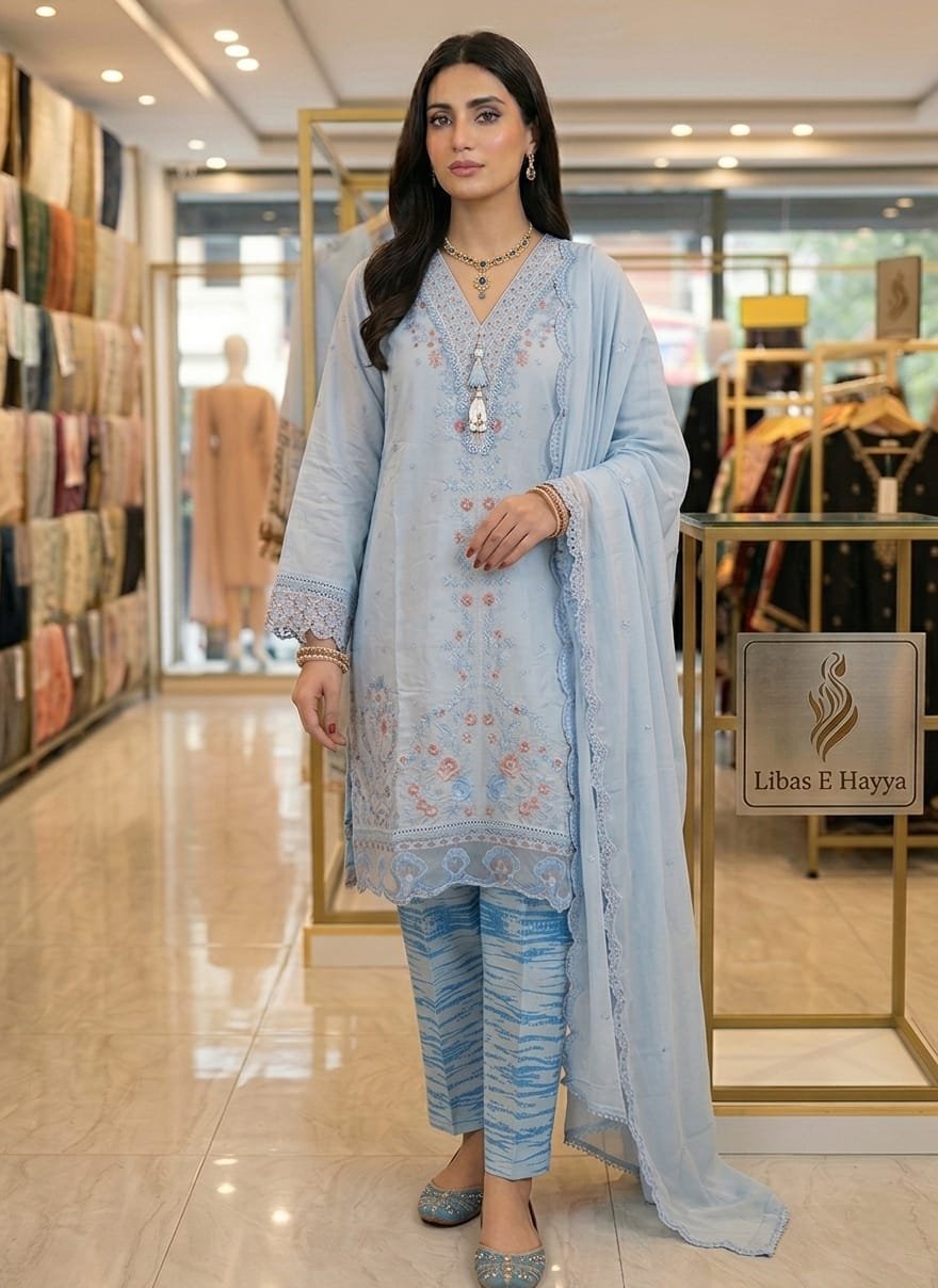 Sophisticated Embroidered Lawn Suit Collection