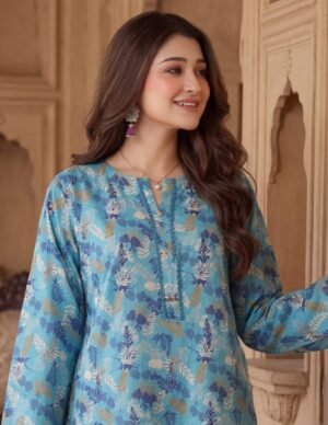 Elegant Embroidered Luxury Three Piece Suit