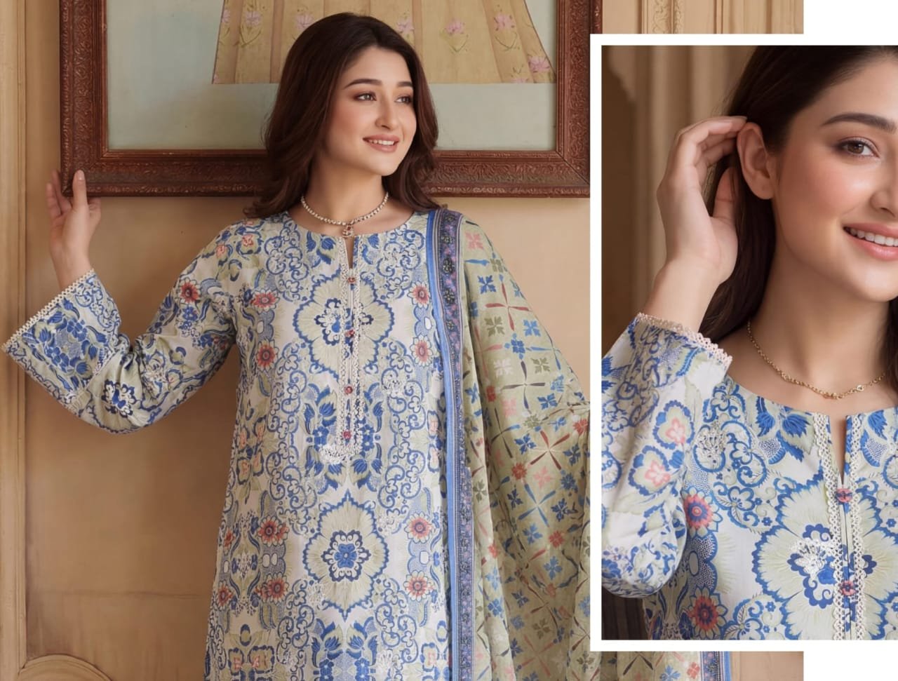 Modern Luxury Ethnic Wear With Dupatta - Image 2