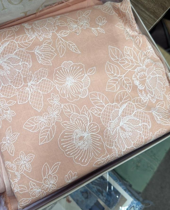 Breeze articles with shaffon dobta full embroidery unstitch